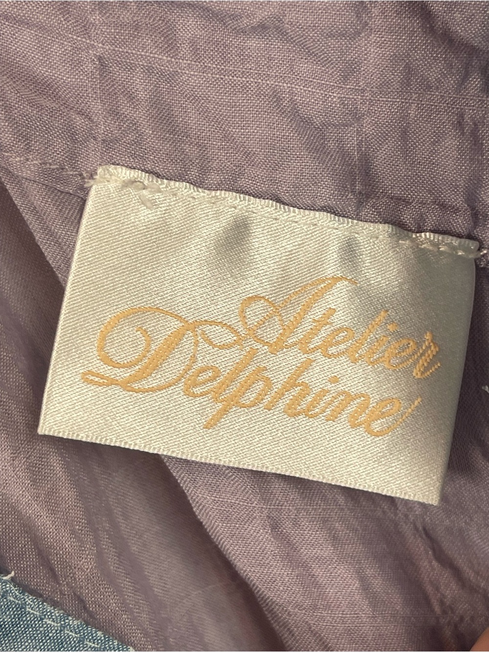 Atelier Delphine Celeste Wave Cotton Reversible Top - Picture 8 of 9